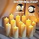 Da by 12er Pack Outdoor Wasserdichte LED Flammenlose Kerze mit Fernbedienung Timer, realistische blinkende LED-Stumpenkerze für Hochzeit, Festival, Outdoor & Home Decor-D 3 ’’’ H 4 ’’ 5 ’’ 6 ’’ 7 ’’