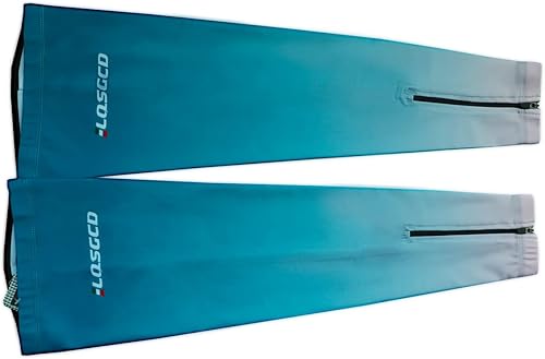 Miniatura 3 de Meicynhoger Calentadores de piernas de ciclismo, protección UV, para hombres y mujeres, mangas de compresión de enfriamiento para piernas para