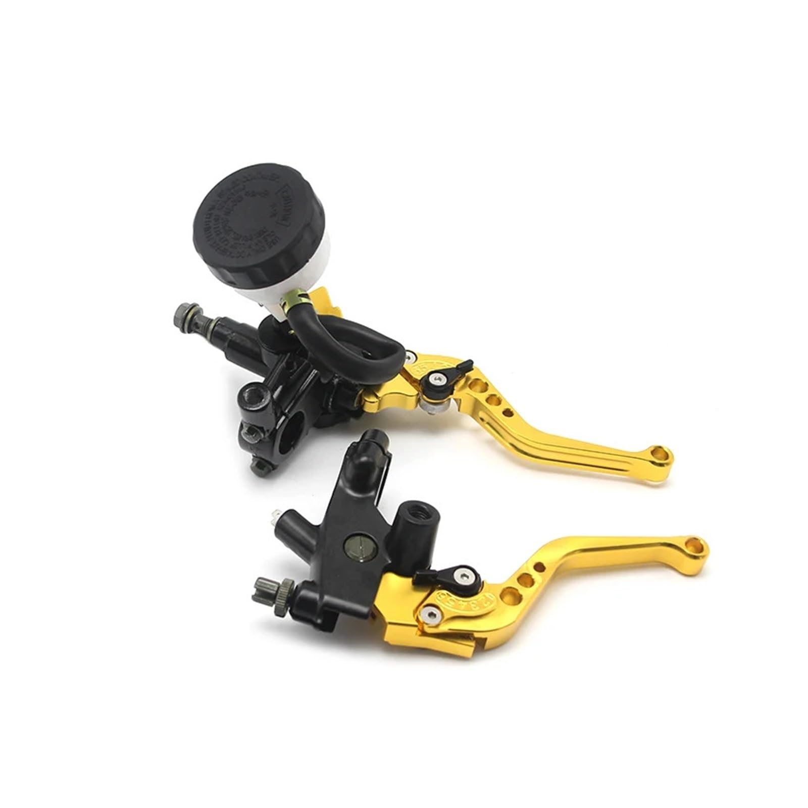 Palancas De Embrague De Freno Doradas Motocicleta, Depósito Cilindro Maestro para Ho&nda para Kawa&Saki para Ya&maha 7/8 ", 22mm, 1 Par Palancas Frenos