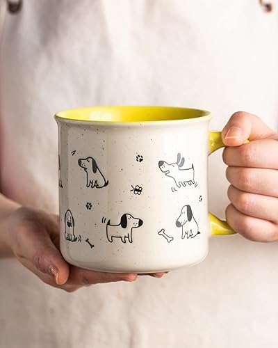 Miniatura 17 de AmorArc Juego de 2 tazas de café de cerámica grandes de 22 onzas, tazas de gran tamaño con mango grande para hombres, mujeres, papá, mamá, taza