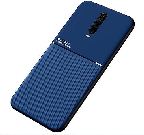Kepuch Mowen Funda Cubierta De Parachoques Placa De Metal Incorporada Para Xiaomi Redmi K30K30iPoco X2 - Azul