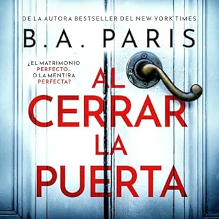 Al cerrar la puerta Audiolibro Por B.A. Paris arte de portada