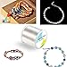 320 FT Jewelry Cord, Elastic Bracelet Rope Crystal Beading Cords, Transparent and Shiny Elastic Beaded Line, Can Easily Pass Through Beaded Jewelry, Suitable for DIY Jewelry Making, Bracelet Making
