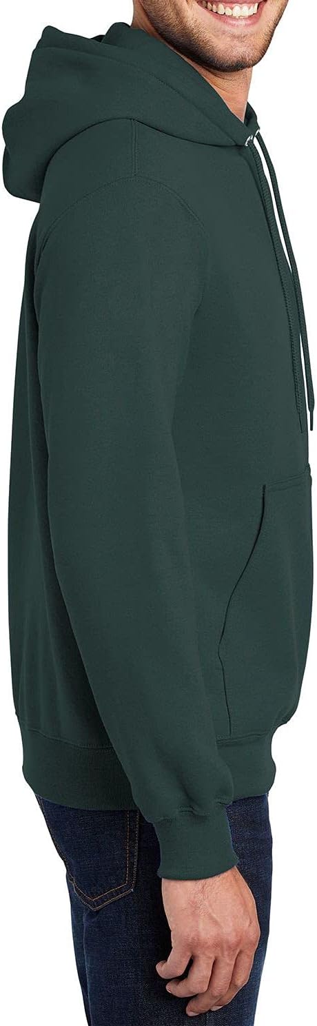 JustBlanks Men Fleece Pullover Hoodie - Regular-Fit Winter Casual Hooded Sweatshirt Front Pouch Pocket Sweatshirts for Men's