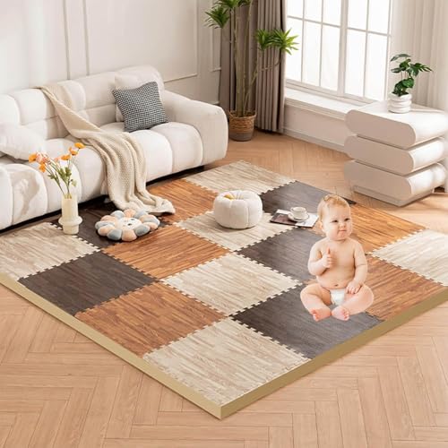 Interlocking Foam Floor Tiles 12x12in Puzzle Exercise Mats Protective Flooring