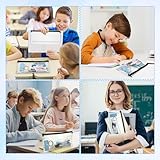 Meng Jiaran 4 PCS Clear Pencil Case for Exams + 4 PCS 30cm Ruler, 32cm Large Transparent Pencil Case, See Through Pencils Cases with Black Zip for School Home Travel - Image 7