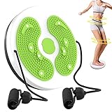Foreverup Twist Waist Disc Mit Zugseil,Twist Waist Torsion Disc Board,Twisting Waist Disc Balance Board Aerobic-Übungen für Übungen für Hüften und Taille Fitness und Bewegung