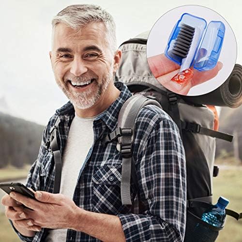 LOPOTIN 50Pcs Toothbrush Covers, Portable Toothbrush Head Covers,Toothbrush Travel Case Toothbrush Holder Toothbrush Protector Cap for Travel Home Bathroom Mixed Color
