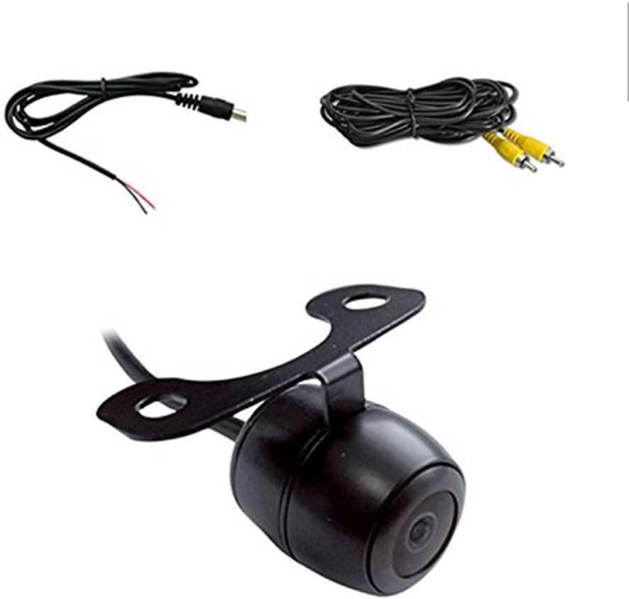 Amazon 車 フロント カメラ 自動車 前方死角 正像 高画質ミニネジ固定 ガイドライン無 映像ケーブル6ｍ 車載カメラ 防雨水 バック カメラ本体 車 バイク