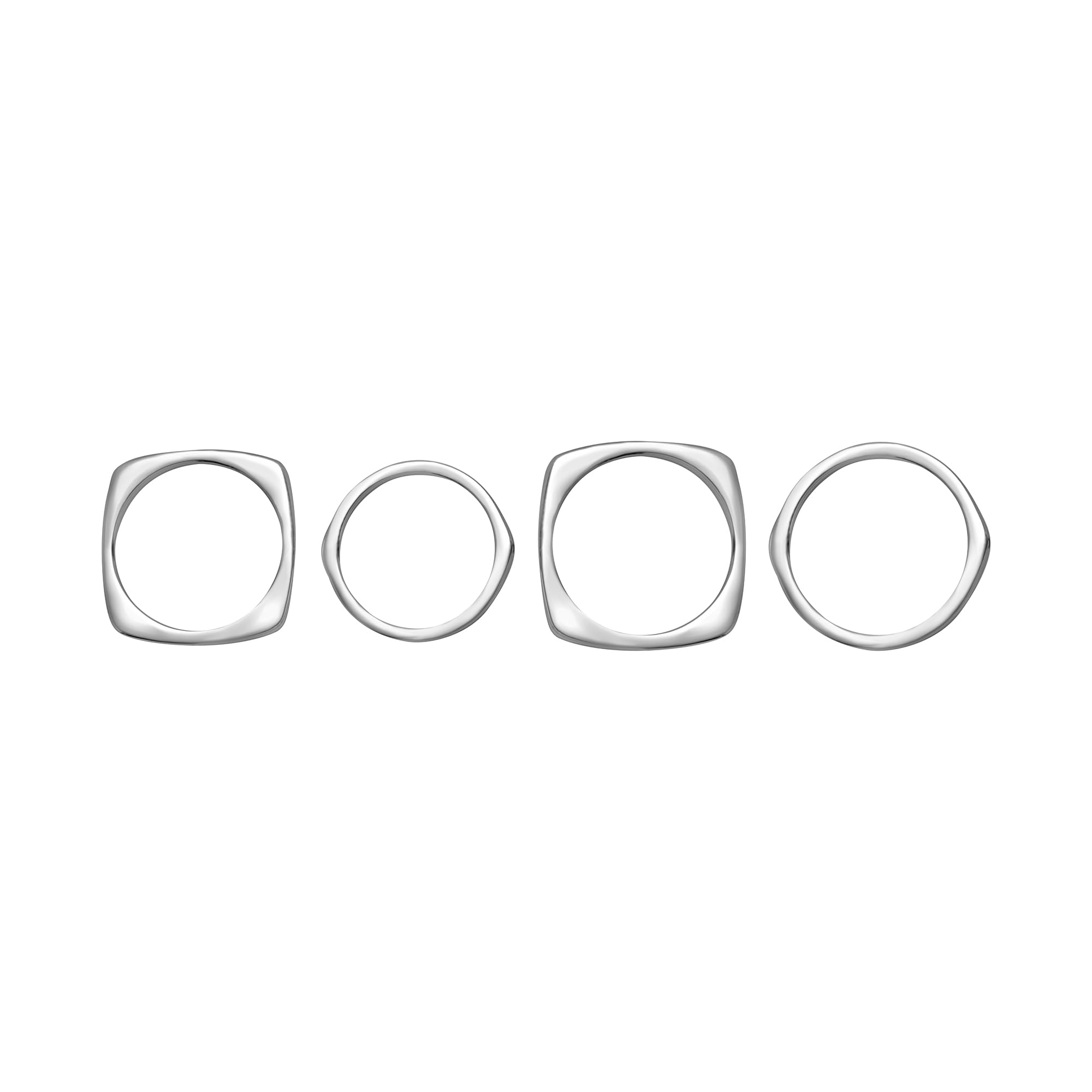 Breil, Anello Donna in Acciaio, Cristalli | Collezione TETRA, Anello, Dimensione 16 mm, Gioiello idee regalo donna