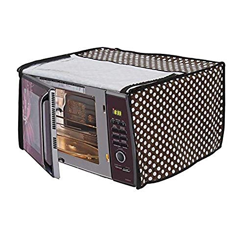 Stylista Synthetic Vinyl Microwave Oven Cover (Ct_Stymo_Com_Bb07_S1_84, Multicolor)