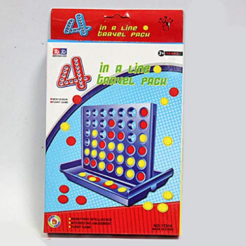 Preisvergleich Produktbild LouiseEvel215 Dreidimensionales Schachspiel mit Vier Spielen Frühpädagogik Eltern-Kind-Interaktion 1 Set Connect 4 In A Line Board Klassisches Spiel
