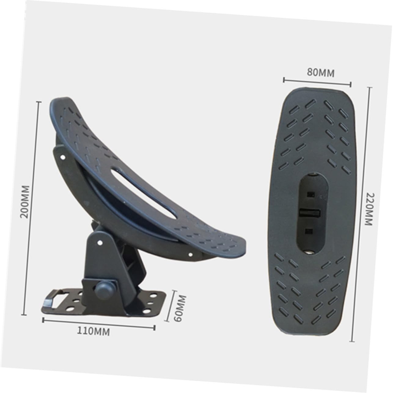 TOYANDONA Support de Canoë pour Pagaies, 1 Set en Fer Noir, Robuste