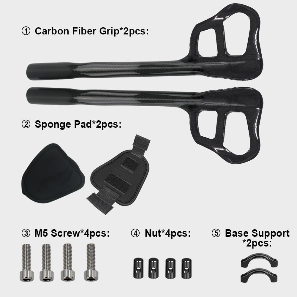 prolongateur velo triathlon 31.8mm RXL SL prolongateur velo carbone 340mm UD mat noir aero bar prolongateur velo route | Guidon de triathlon en fibre de carbone noir 1-1/4" aérobar