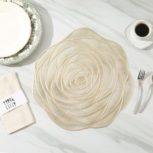 Set de table rose résistant hautes températures avec dessous de verre isolant