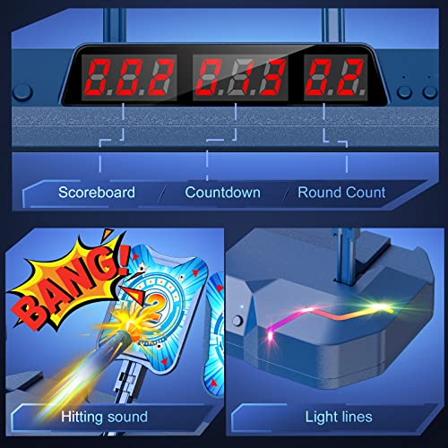 Onlyfun Shooting Game Toy, 4 Targets Digital Shooting, Electric Scoring Auto Reset, Foam Dart Toy, Boy Birthday Gifts, For Kids #TOP2