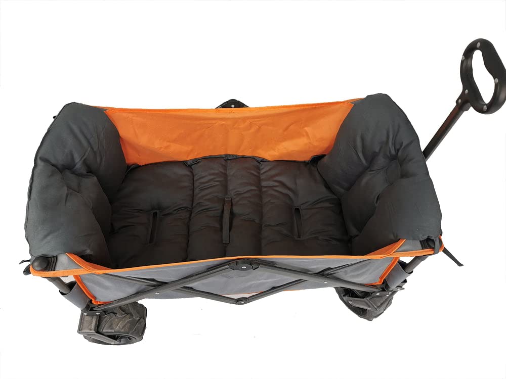 Bollerwagenmatte passend für Kesser Fuxtec Bebepram Starkwerk Sekey Pinolino Öko-Tex Standard 100 Sitzkissen Einlage