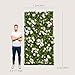 Artificial Luxury‌ Flower Wall Backdrop, Gorgeous 3D Silk Floral Backdrop for Wedding, Baby Shower, Party and Home Decor, Quick Assembly/Storage, Eco ＆ Pet Friendly, 2 pcs, Each Panel 2 * 8 ft.