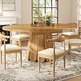 【Taille du produit 】: la table à manger de diamètre 118 cm peut être étendue jusqu'à 158 cm de long, 76 cm de haut, pour répondre aux besoins d'une utilisation quotidienne dans la cuisine, le salon, le balcon.