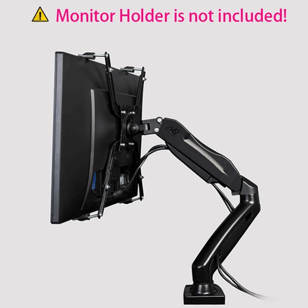 Extension VESA Adapter Support for 17-27 Inch No Mounting Hole Monitors LCD Display Mount