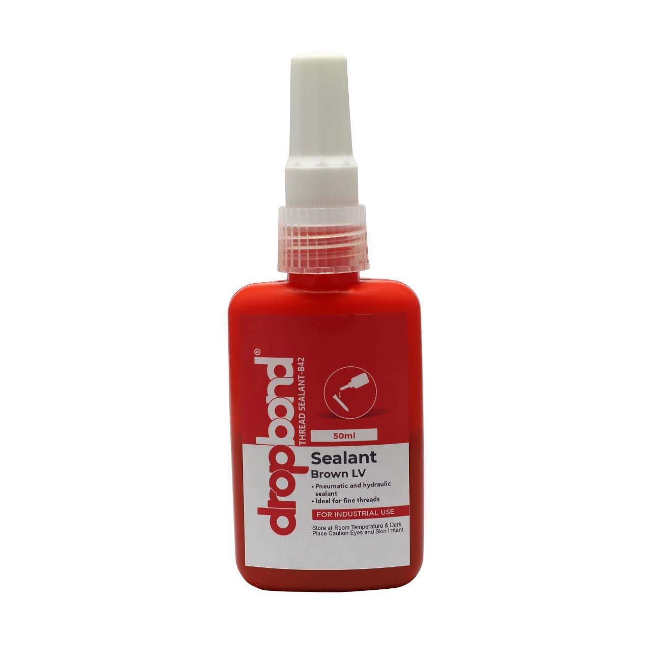 Sponsored Ad - DropBond Thread Sealant-B42: 50ml - Medium Strength Liquid, Ideal for Metal, Low Viscosity Brown Adhesive for Reliable and Leak-Free Sealing