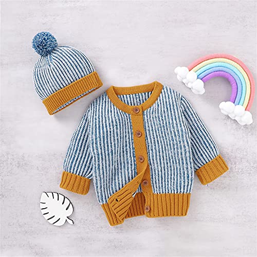 Baby Tops Meninos Chapéu Suéter Blusa Infantil Meninas Algodão Malha Suéter Roupas Meninos Tops Cami