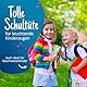 itenga Geschwisterschultüte 35cm Tiere Tiermuster Geschenkverpackung Schultüte Zuckertüte Filzverschluss Kinder Erwachsene (Dinos)