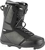 Nitro Herren Sentinel TLS '21 All Mountain Freestyle Schnellschnürsystem günstig Boot Snowboardboot, Black-White, 310