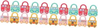 Toyvian 20 Peças Brinquedos Montessori De Desbloqueio Para Crianças De 3 Anos De Idade Brinquedo Educacional Para Meninos Brinquedos Montessori Para Crianças De 3 Anos De Idade