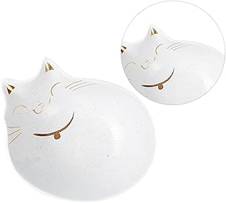 Ipetboom 1Pc Tigelas Para Gatos Tigelas De Cerâmica Para Gatos Tigelas De Cerâmica Acessórios Para Animais De Estimação Tigela De Comida Para Gatos Tigela De Cerâmica Para Animais De