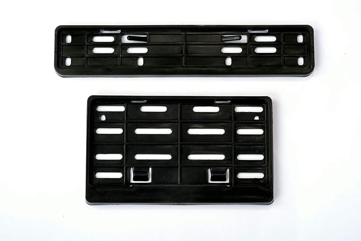 Auto Oprema (Award Winner at INDIA'S Rising Star 2024) BikeNumber Plate Frame Set of 2 (Front and Back) Black Compatible with 3 Series GT - Image 3 thumbnail