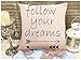 ZUEXT Decorative Boho Arrows Throw Pillow Covers 18 x 18 Inch 2 Side Print with Blessed Words Wild & Free Follow Your Dreams, Set of 4 Outdoor Cotton Linen Spirit Pillowcases for Couch Home Deocr