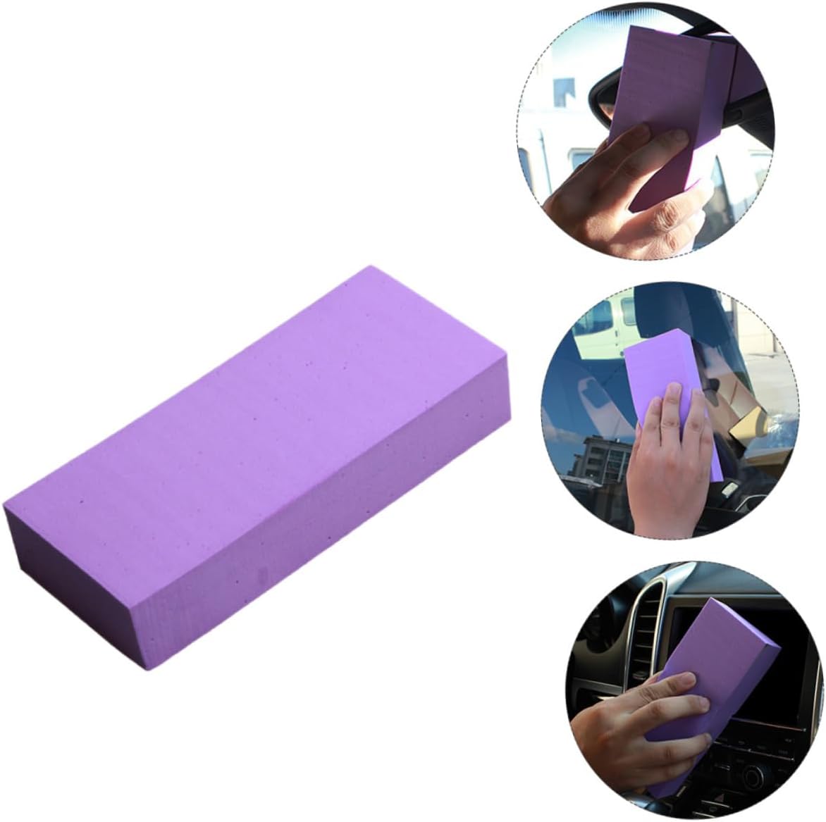 3sets 2pcs PVA Cleaning Sponge High Absorption Wiping Block for Car Washing and Home Cleaning Versatile Scrubber for Easy Maintenance 2pcs*3