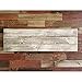 Rockin' Wood 3 Foot DIY Blank Rustic Weathered Reclaimed Natural Wood Sign with Sawtooth Hangers for Door or Porch Decor, Whitewash