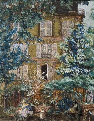 Toile Édouard Vuillard Façade sur la place pour déco de chambre 60x90cm