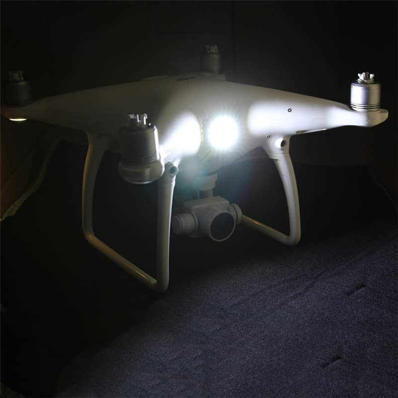 Lámpara de cabeza Phantom 4 Drone con reflector luz nocturna 4
