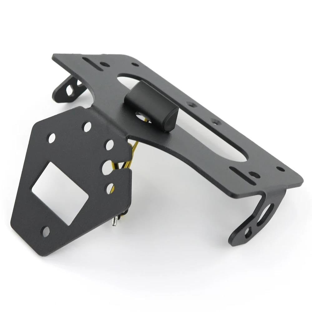Motorrad Kennzeichen Halterung Für Triumph Für Street Triple RS/R/S 765 675 R/RX Für Daytona 675 Für Moto2™ Kennzeichenhalter Heckklappen-Aufhänger Kotflügel-Entferner-Kit