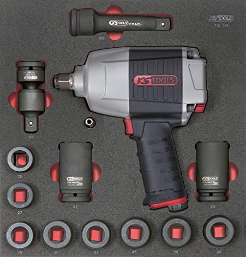 'KS Tools 712.1013 Modul de DOUILLES/Druckluft Schlagschrauber 3/4 13-teilig