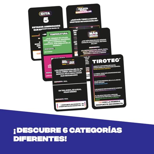 Caída Libre - Juegos de Mesa de Trivia - Cultura General para Aprender Riendo - Divertido con Amigos y Familia - Regalo Original