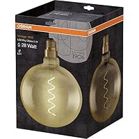 Osram LED Vintage 1906 Lampe, Sockel: E27, Warm White, 2000 K, 5 W, Ersatz für 28-W-Glühbirne – Ansicht 2