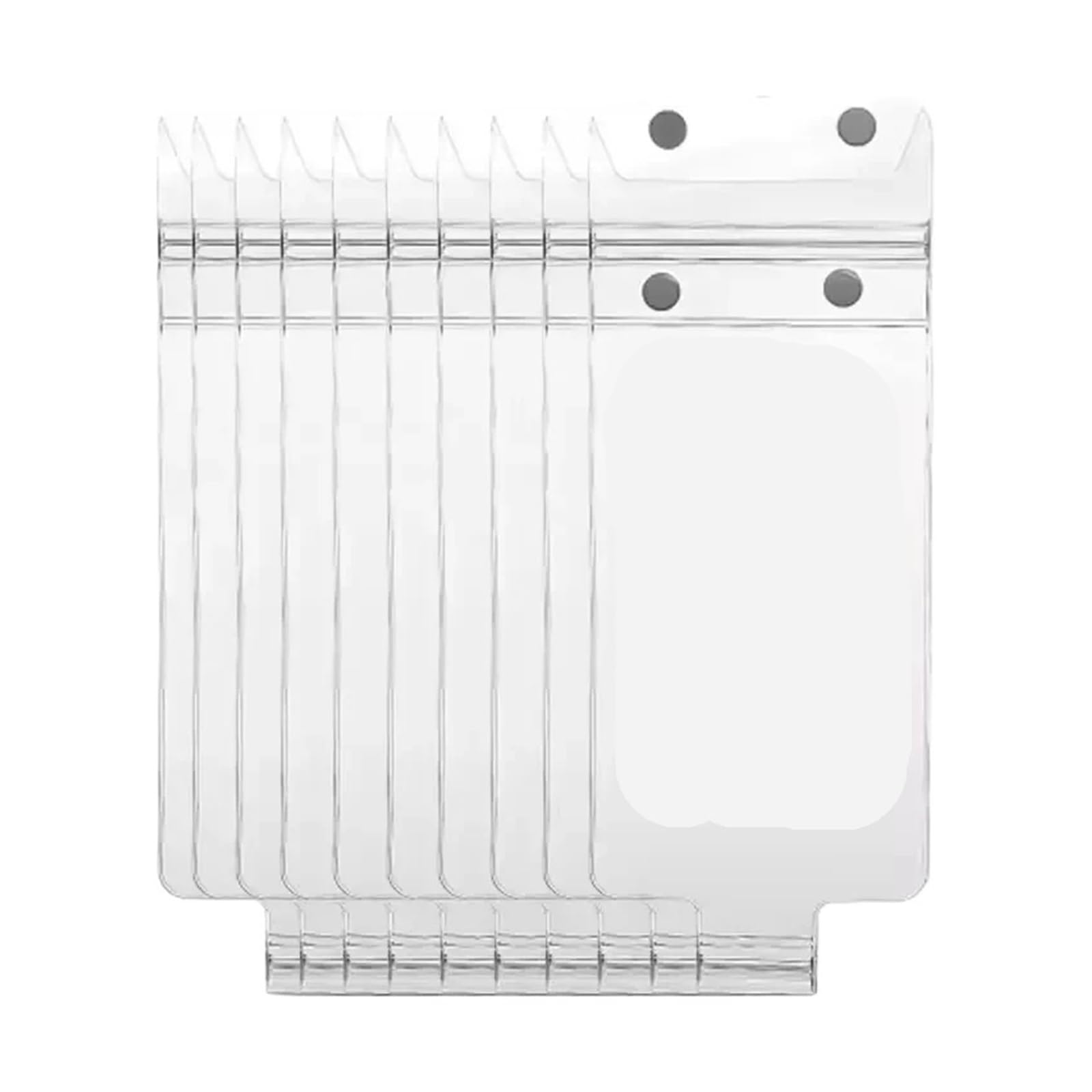 Genérico 1-10 Uds Universal Transparente Impermeable Bolsas de teléfono a Prueba Lluvia Funda(10PCS)