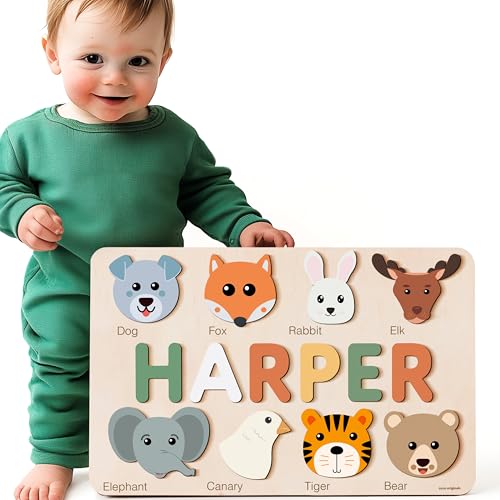 Custom Handmade Puzzles for Toddlers, Multi Color Scheme Options ...