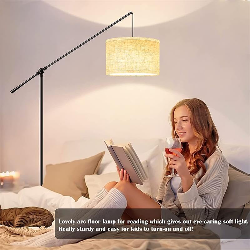 Lámpara de pie moderna ajustable que elimina las sombras en tu oficina 7