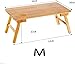 Multi-Function Laptop Bed Table, Adjustable Computer Desk, Folding Small Table for Work, Reading, Eating, Easy Installation, Portable Bed Tray(A)
