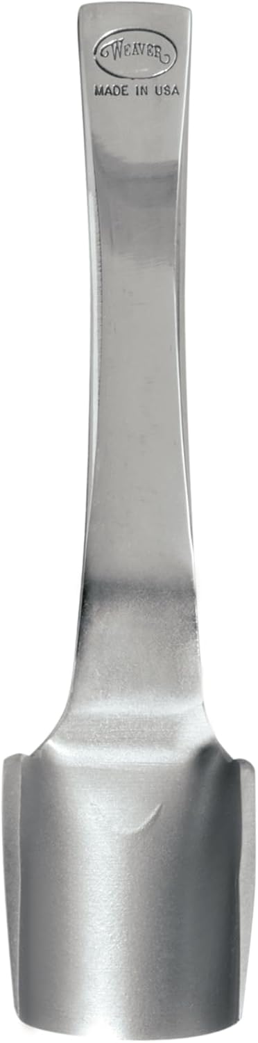 Weaver Leather Supply Strap End Punch, Steel Leather Cutter for Easy Edging, Professional Tools for Cutting Tough Webbing and More