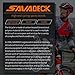 SAVADECK Carbon Disc Road Bike, Integrated Design Racing Bicycle Carbon Frame Carbon Fork with Shimano SORA R3000 Derailleur System 18 Speed Disc Brake Road Bike for Men or Women(Black,54cm)