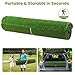 Golf Mat, 5x4ft & 6x4ft Extra Large Integrated Tri-Turf Golf Hitting Mats Practice Outdoor & Indoor, Premium 26mm Thick Durable Artificial Turf Matt for Backyard Training Driving Chipping, Swinging