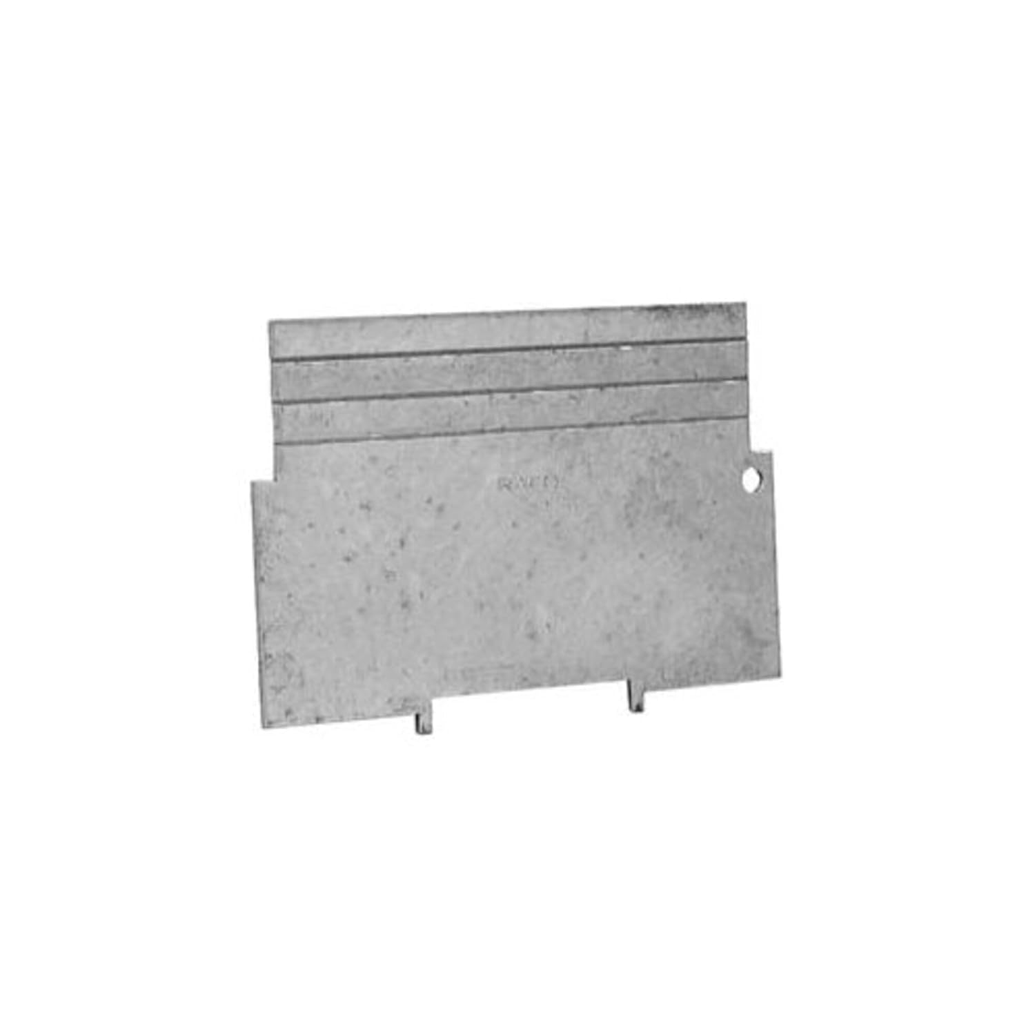 4" Square Box Partition, for 1-1/2" Deep Box, 1/4" - 1" Mud Ring