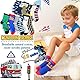 Welwoos Stoppersocken Kinder Baby Jungen Antirutschsocken Kinder Anti Rutsch Rutschfeste Lustige Geschenk Baumwolle Socken Kinder Jungen 12 Paare(Verschiedene,28-34)