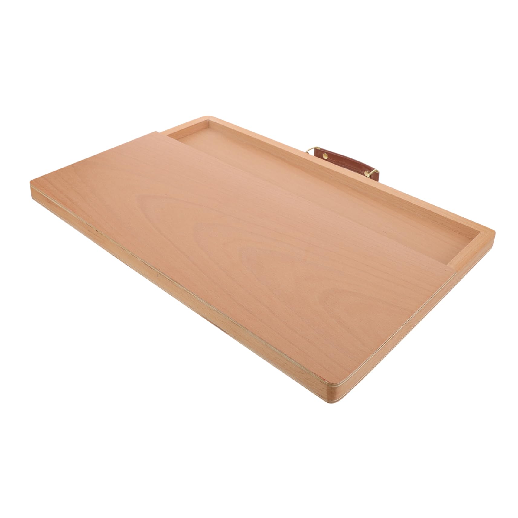Tablero de dibujo portátil de madera Housoutil con asa para pintura al aire libre